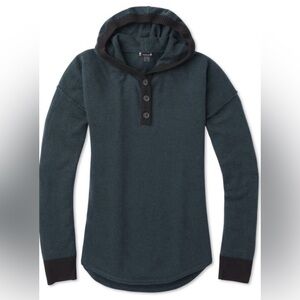 Smartwool Women’s Button Hoodie Sweater Pine L